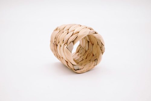 Knot natural straw woven napkin ring