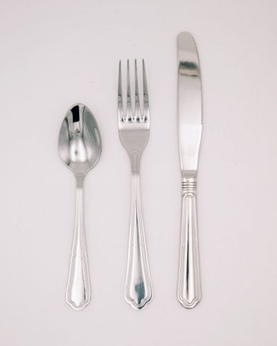 Baroque stainless steel cutlery