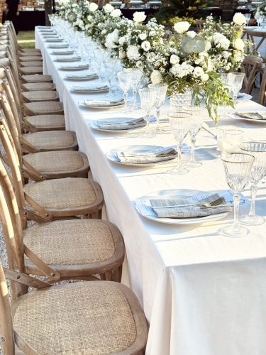 Gala-sw long tablecloth,Jacquard weaving two-plycotton, snow white colour