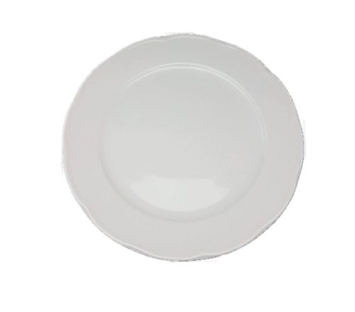 Fiesta porcelain dinner plate, white colour