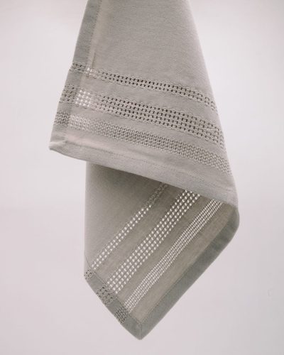 Heritage-g, 100%cotton, hemstitch, light grey colour dinner napkin
