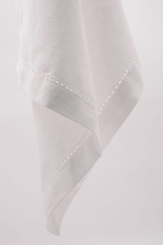 Innocence-w, 100% cotton, hemstitch, white colour dinner napkin