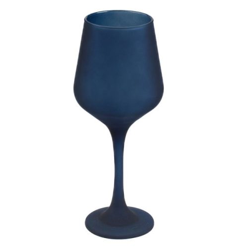Midnight wine glass