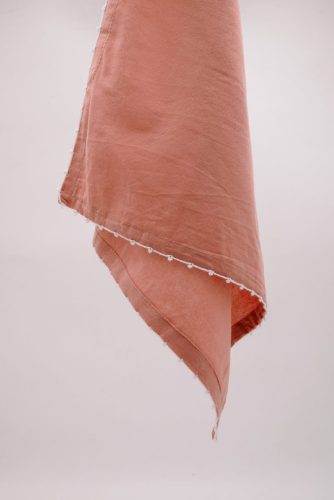 Moulin-o, 100% cotton, orange copper colour dinner napkin