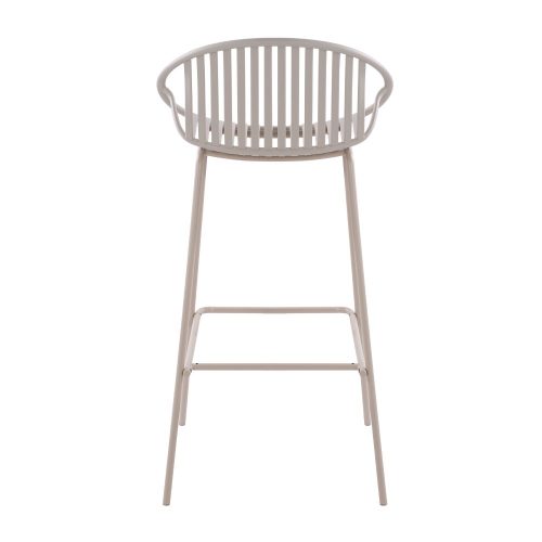 Nadin pp bar stool, off white colour-UV protection