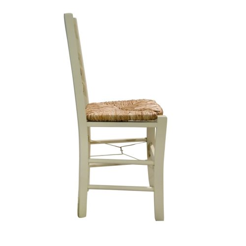 Taverna wooden chair, antique olive charcoal colour