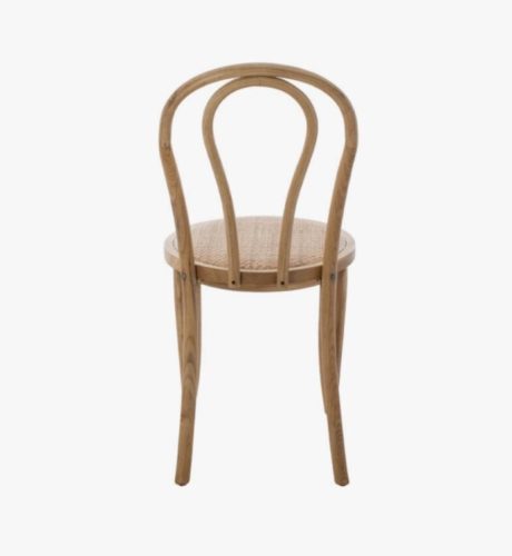 Vienna wooden chair, antique natural colour, rattan seat