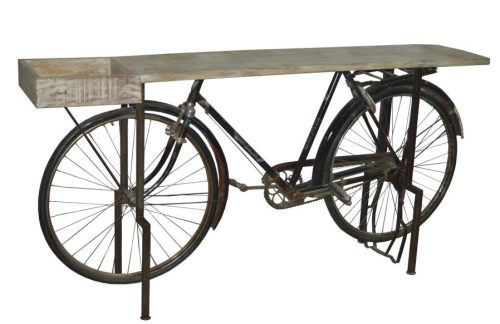 Bicycle console, metal  wood