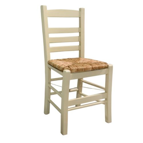 Taverna wooden chair, antique olive charcoal colour